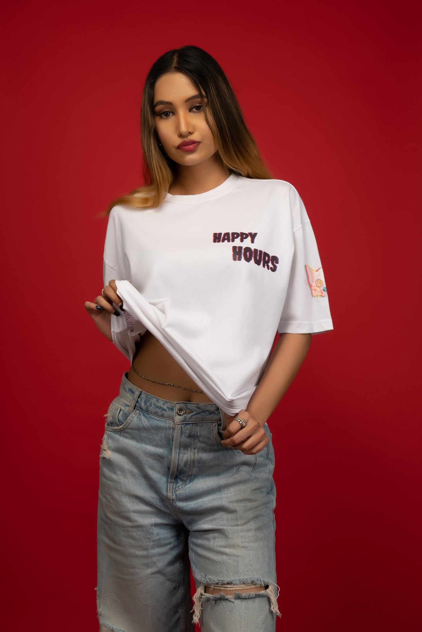 HAPPY HOUR OVERSIZED T-SHIRT