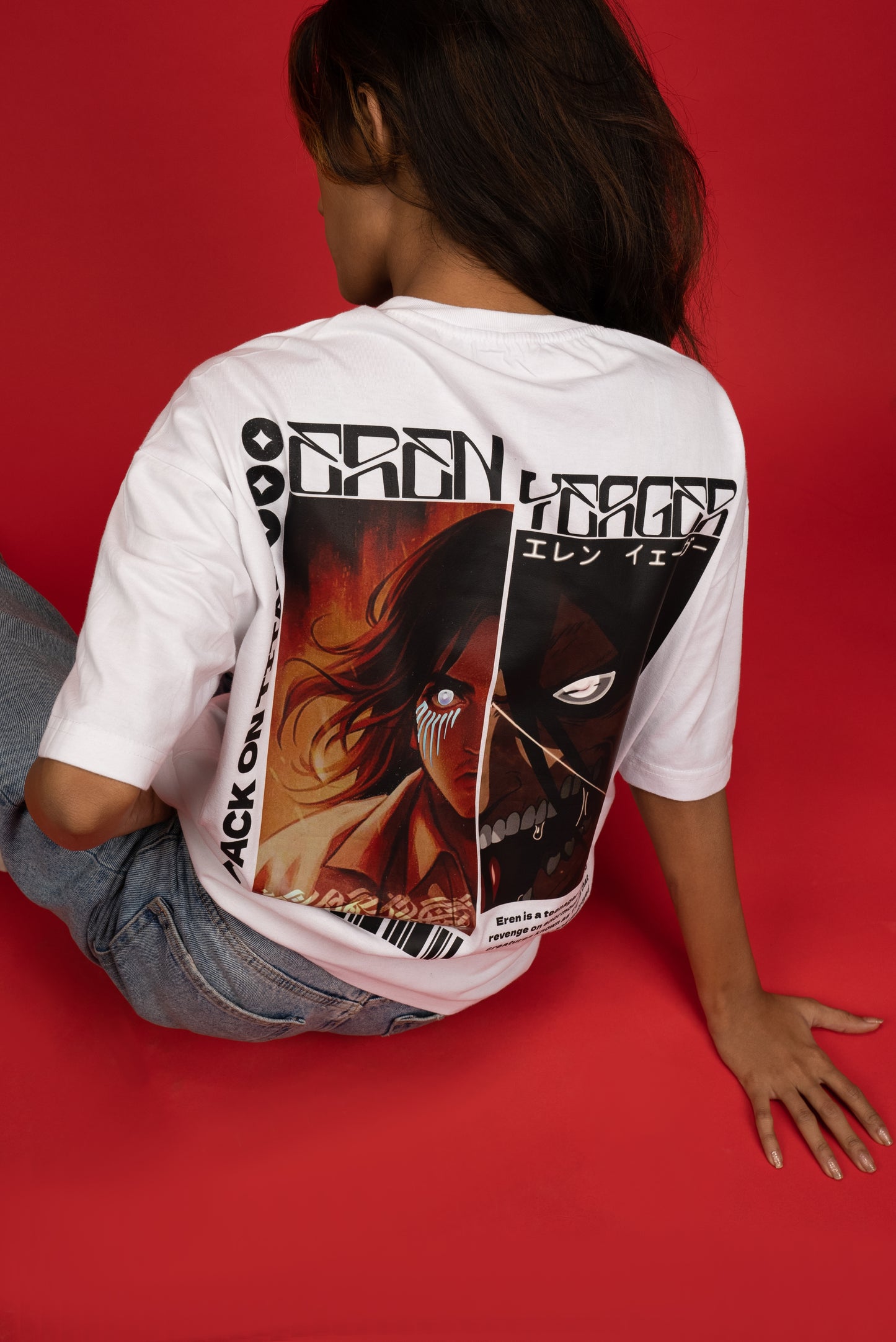 EREN YEAGER OVERSIZE T-SHIRT