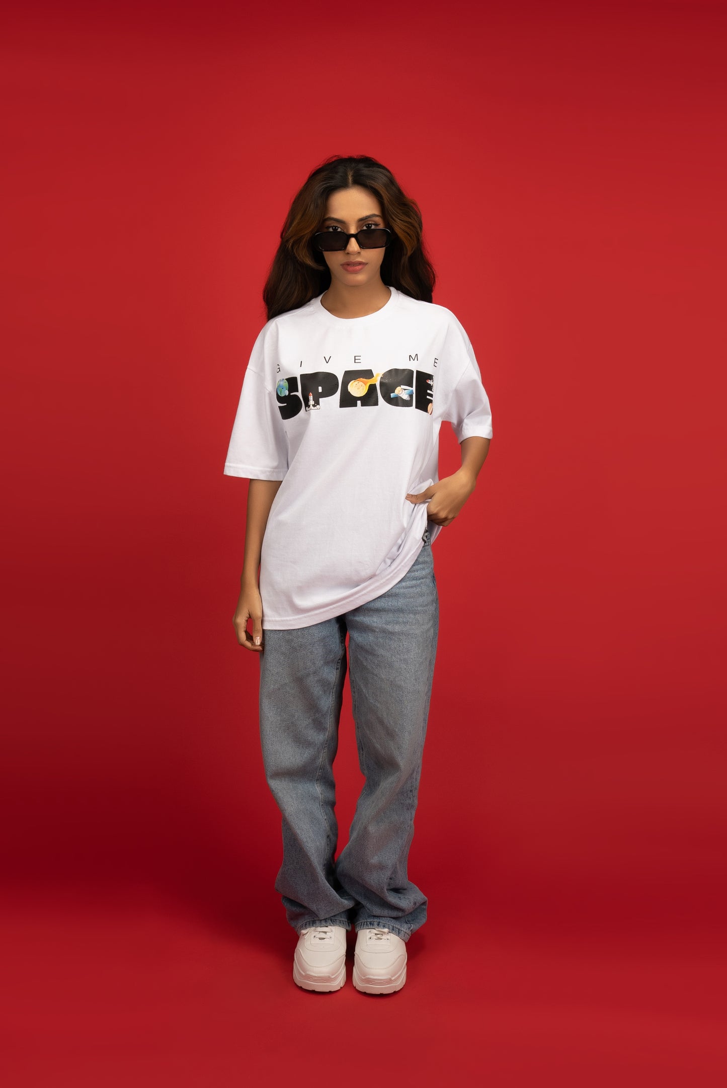 SPACE OVERSIZE T-SHIRT