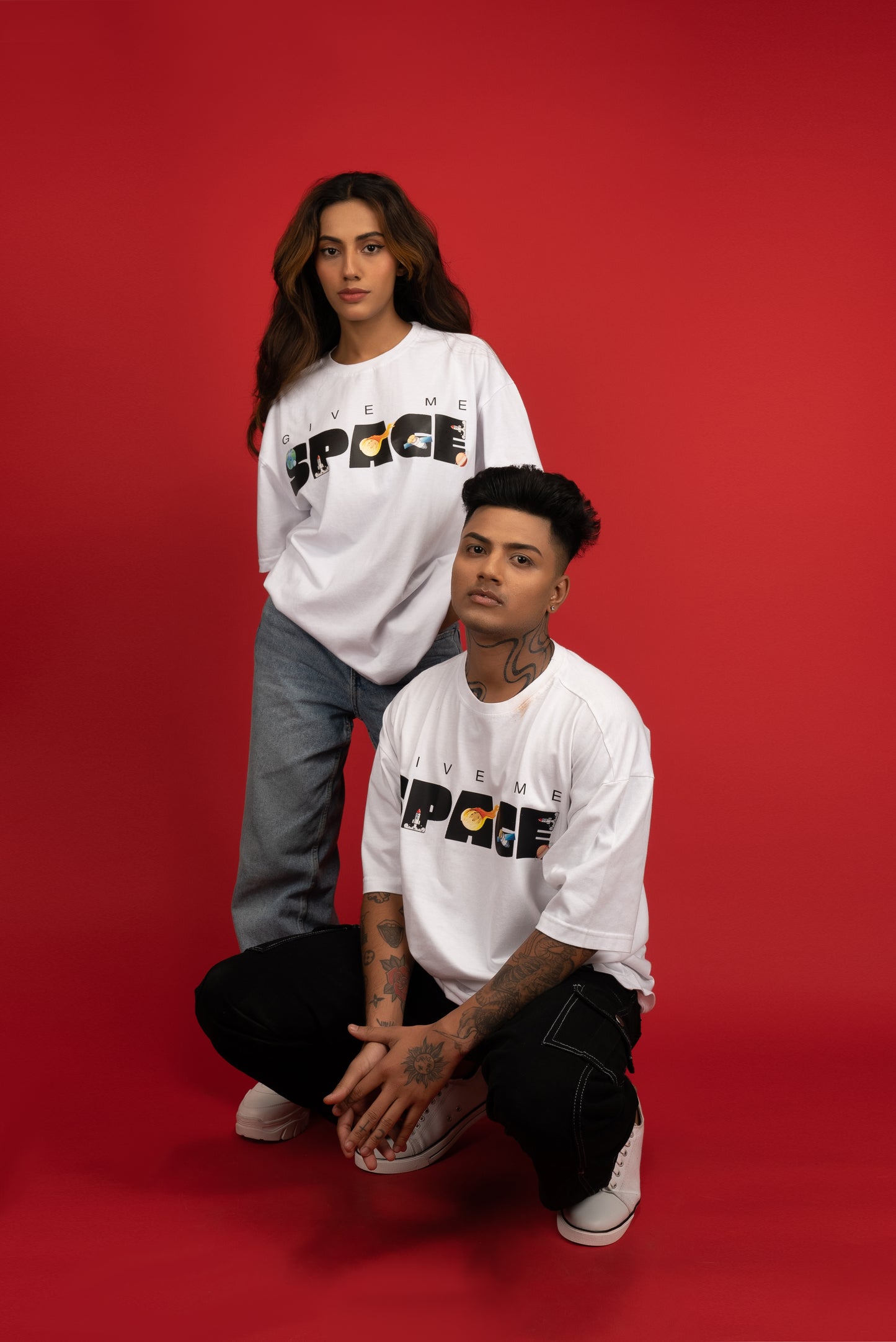 SPACE OVERSIZE T-SHIRT