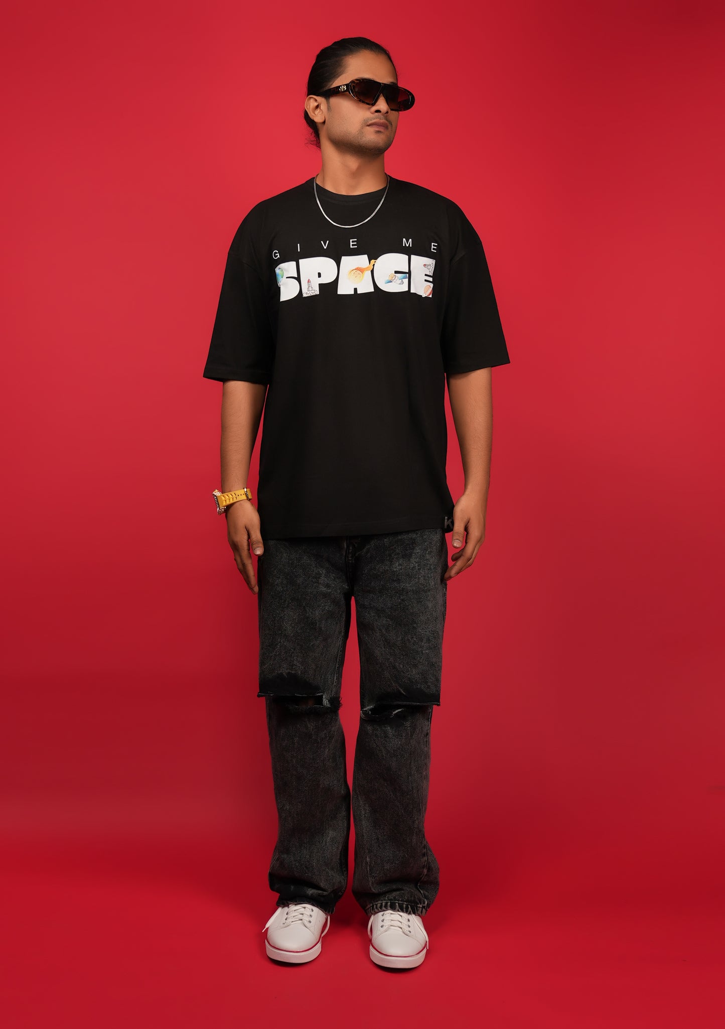 SPACE OVERSIZE T-SHIRT