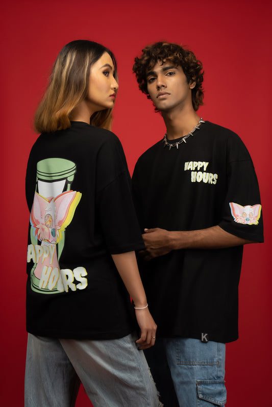 HAPPY HOUR OVERSIZED T-SHIRT