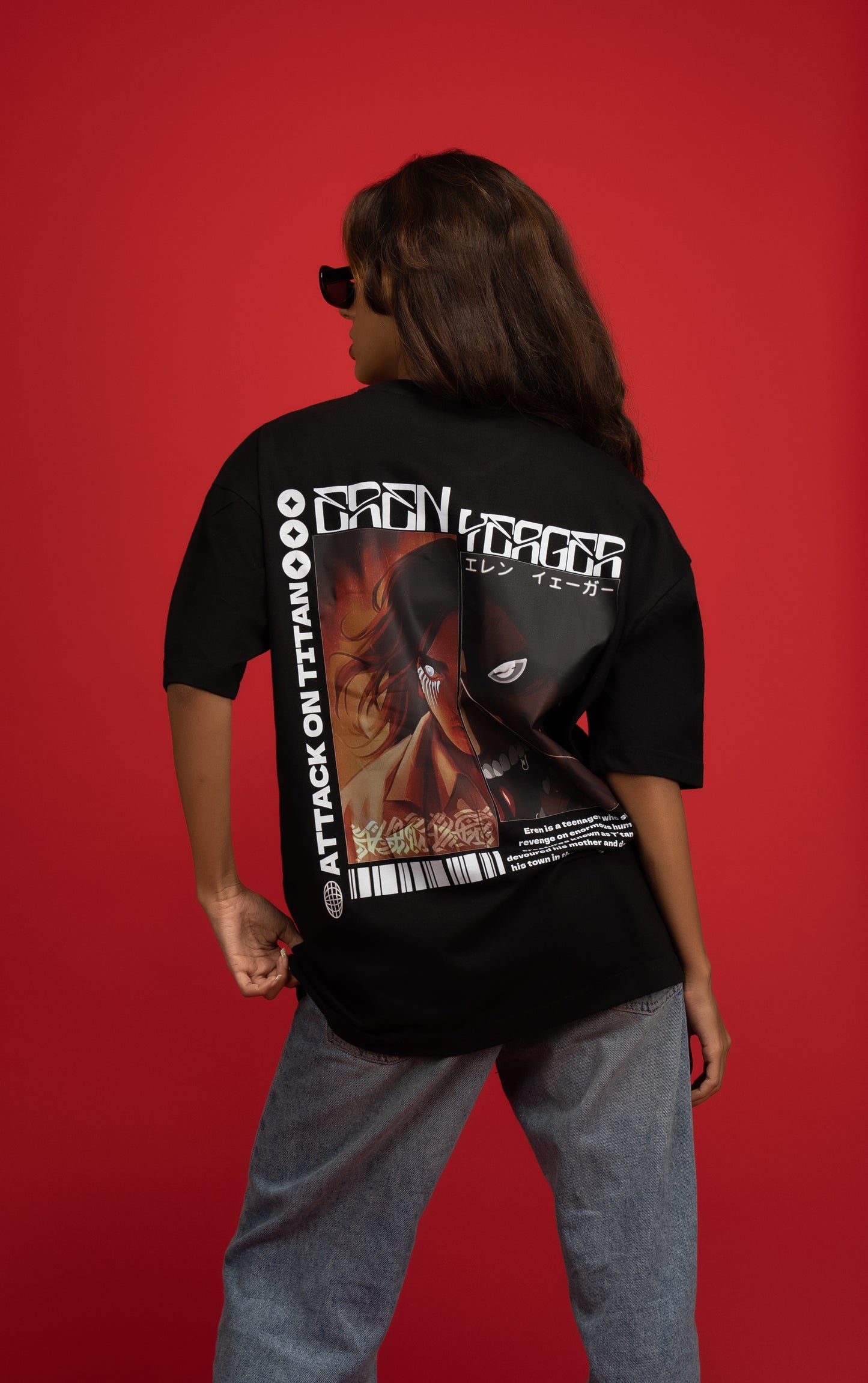 EREN YEAGER OVERSIZE T-SHIRT