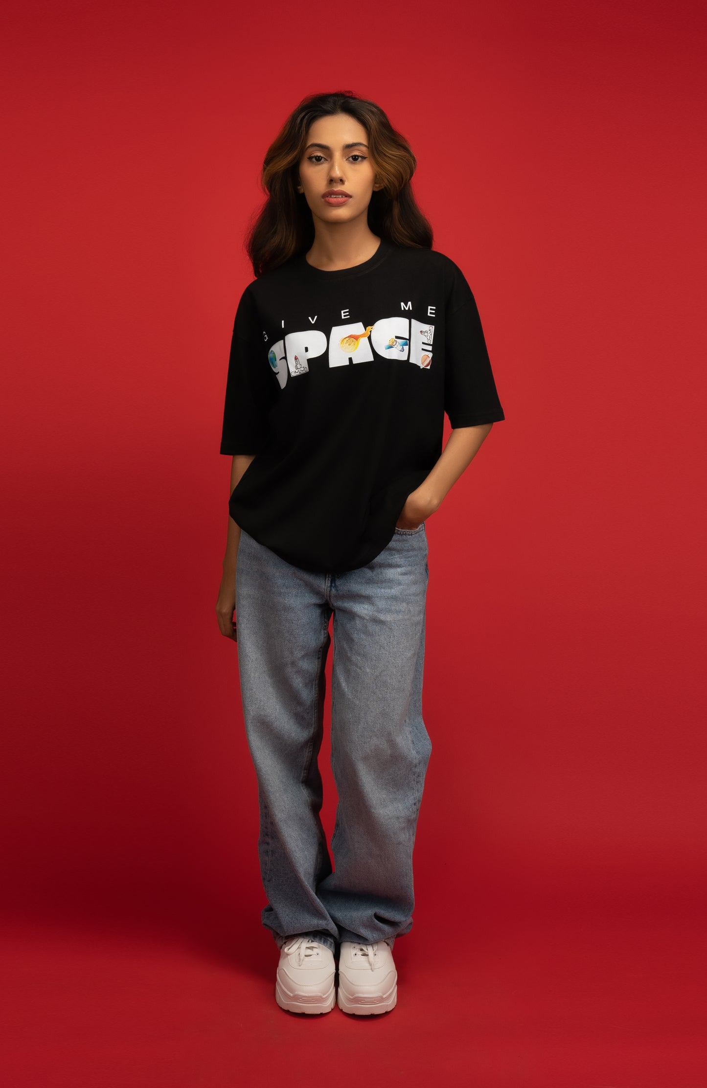 SPACE OVERSIZE T-SHIRT