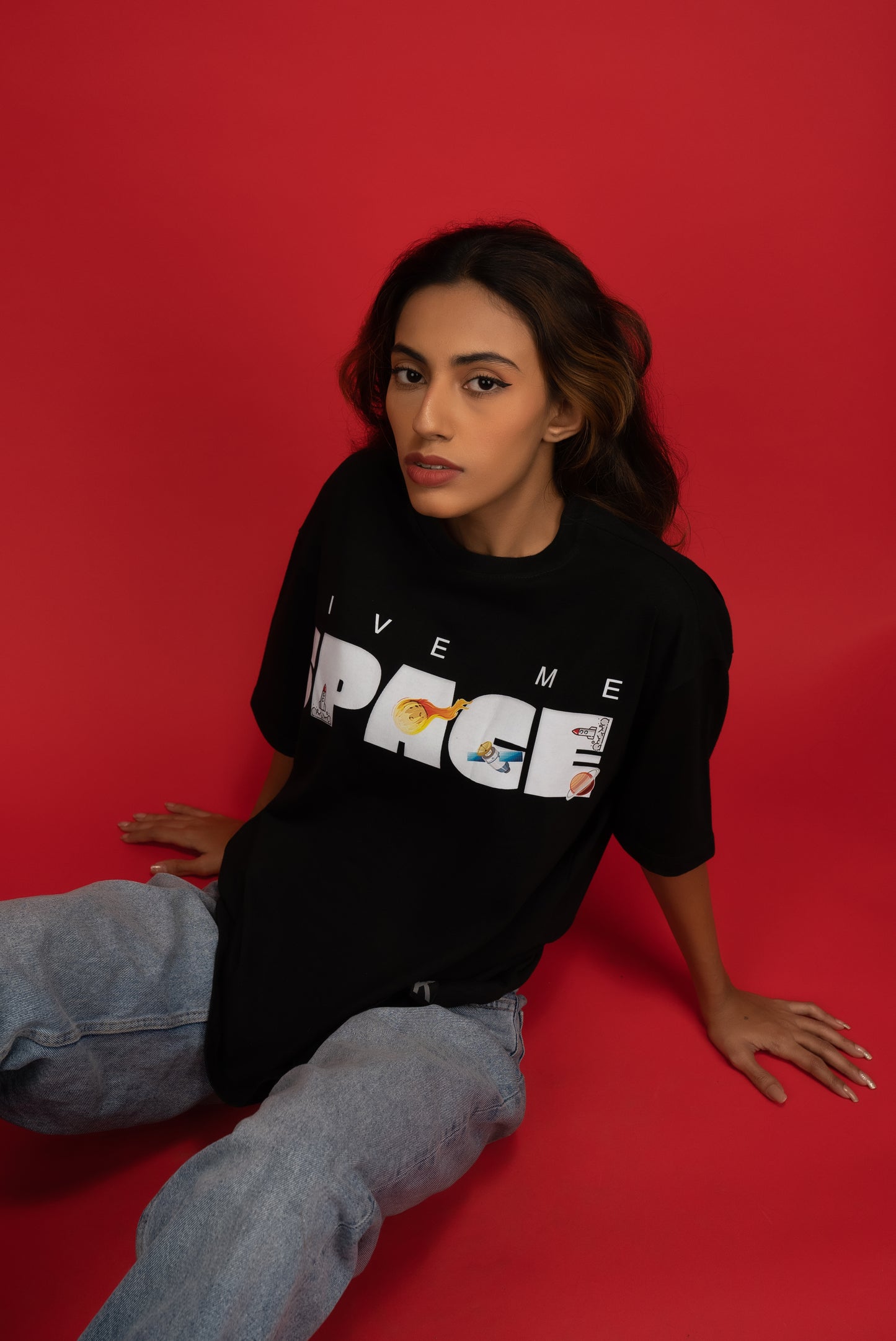 SPACE OVERSIZE T-SHIRT